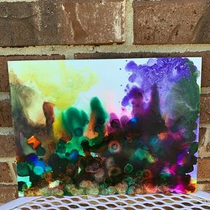 Small work of abstract art 9x12